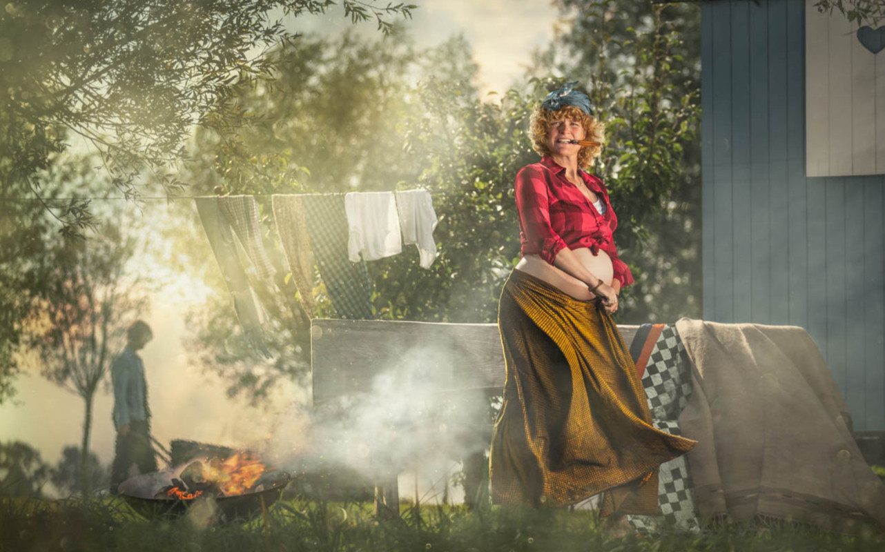 Portret · Greetje Mulder, Studio Loerijzer